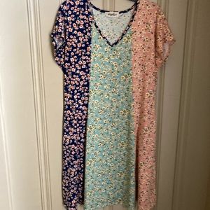 Multicolor Floral Swing Dress